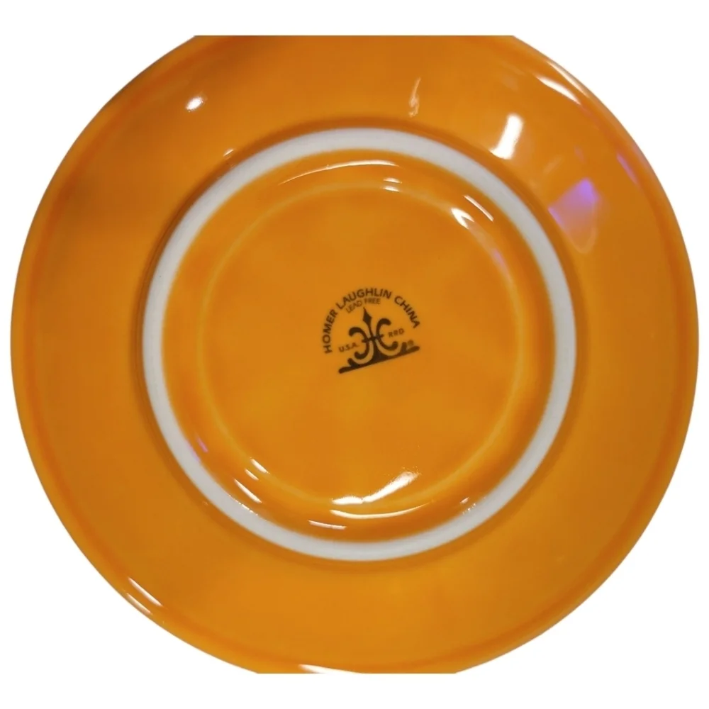 Fiesta JUMBO MUG/Jumbo Saucer Set TANGERINE